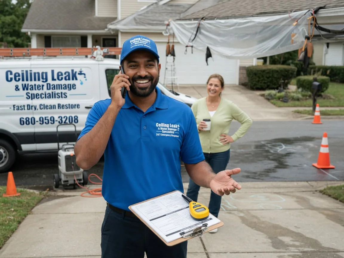 Ceiling Leak Cleanup Pope Valley, CA FAQs